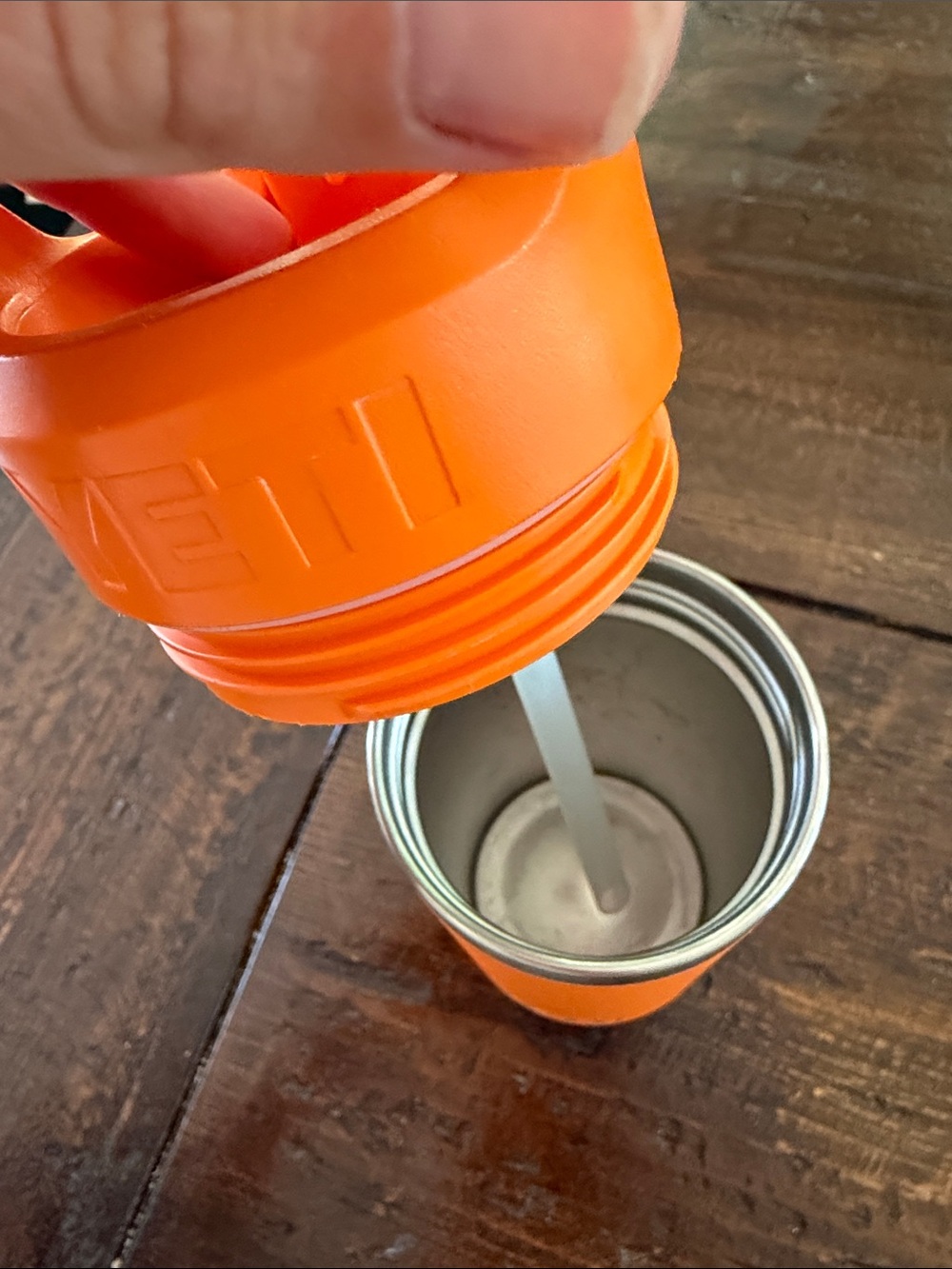 Yeti Orange Rambler Kids Bottle with Stainless Accents - Picture 3 of 6